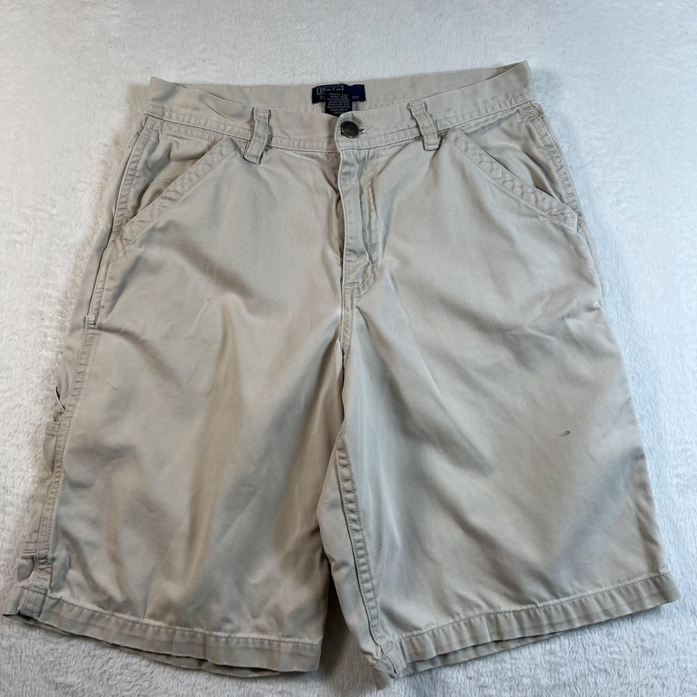 Polo Ralph Lauren Cargo Shorts Boys 12 Beige 11 In Inseam Carpenter Workwear